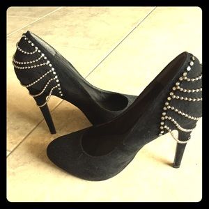 💕 Black Velvet Shoes